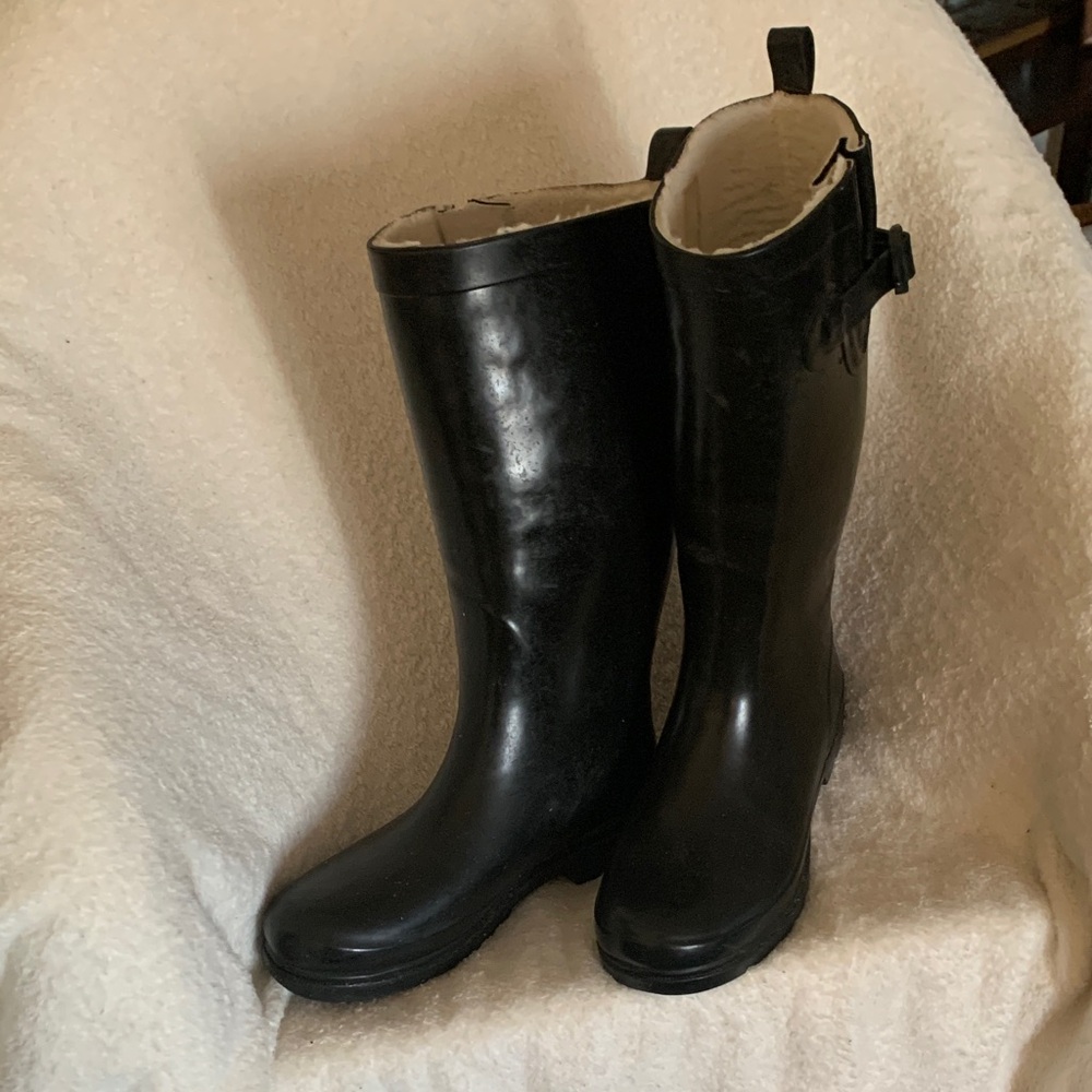 Capelli of New York Black Winter & Rain Boots